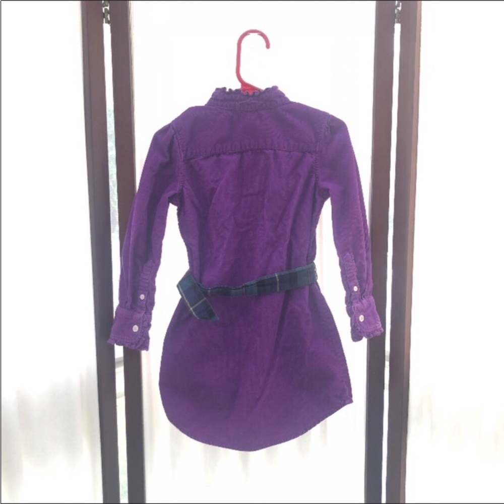 Ralph Lauren Purple Cord Shirtdress - Picture 4 of 11